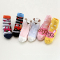 wholesale  Children's socks  winter 100% cotton cute  coral thick  fleece feet non-slip floor socks baby socks